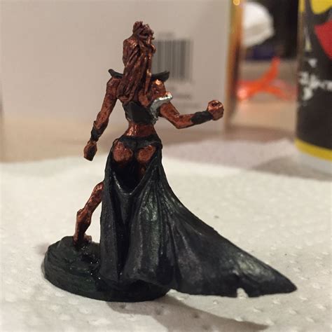 Painted Miniature Using As My Dungeons And Dragons Copper