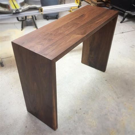 buy a hand crafted black walnut entryway table coffee end