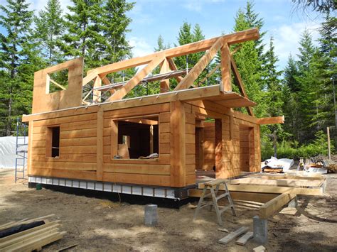 gulf islands log cabin update tamlin homes timber frame home packages