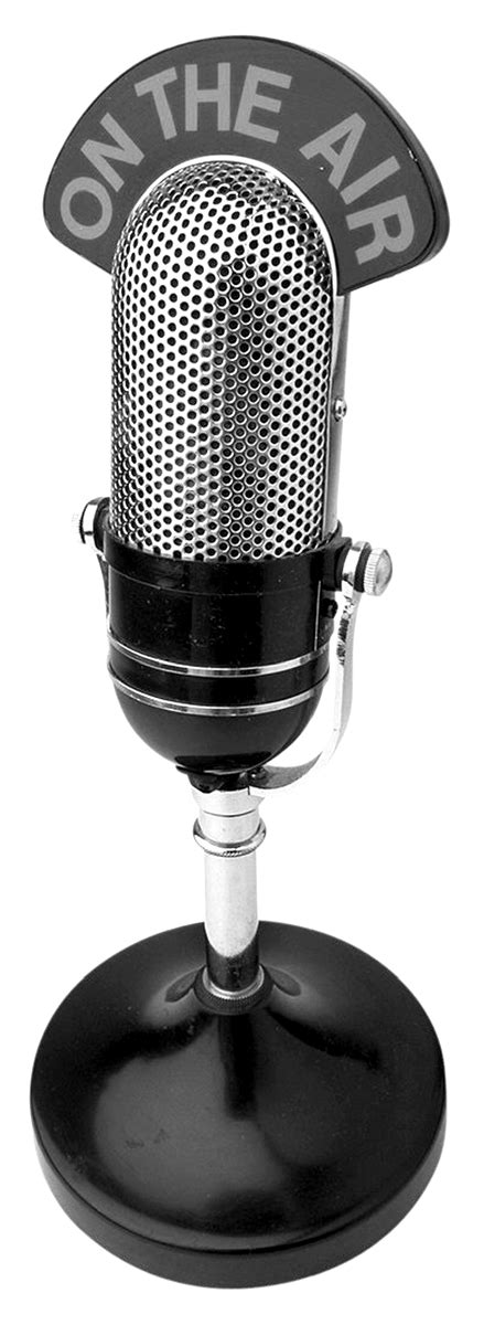 vintage radio microphone home staging  lisa