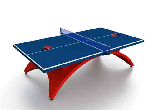 indoor table tennis table  model ds max files   modeling   cadnav