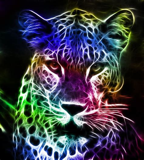 Fractalius Leopard 2 By Minimoo64 On Deviantart Big Cats Art Tiger