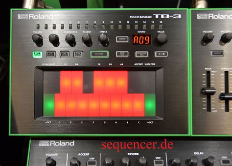 roland tb digital synthesizer step sequencer
