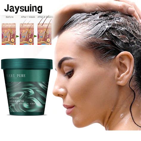 jaysueing scalp scrub whitening exfoliating cleansing scalp oil control dandruff reduction hair