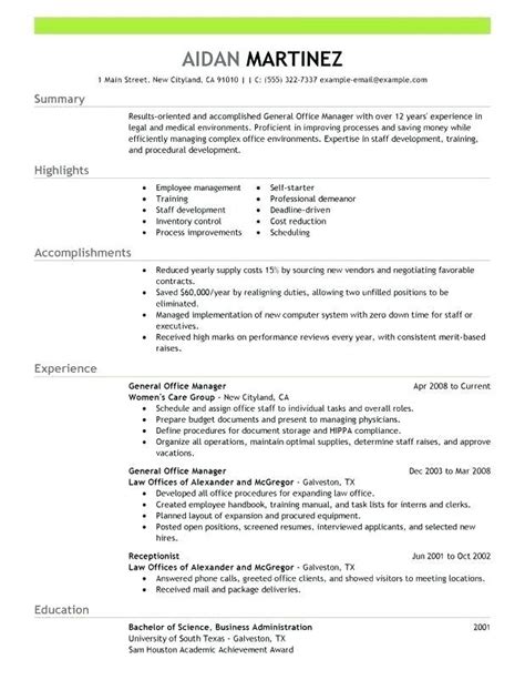 sample office manager resume office manager resume manager resume