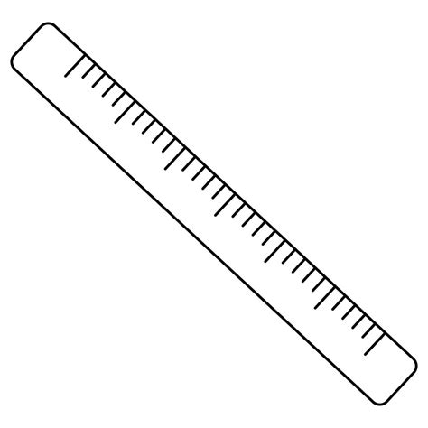 premium vector ruler  measurement scale sketch tool  measuring