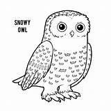 Snowy sketch template