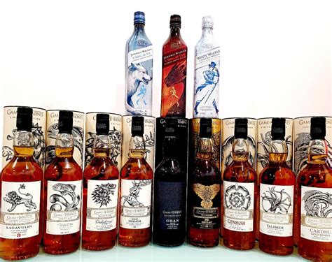 game of thrones complete collection set single malt scotch whisky set