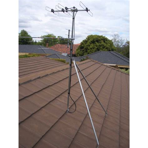 tile  iron roof tripod antenna mount tv weatherstationm pole