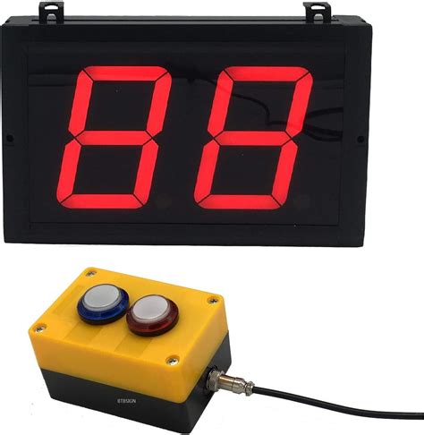 btbsign  digital counter  digit led number display  remote button switch  golf