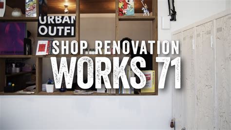 shop renovation works   design youtube