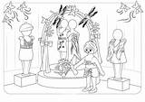 Playmobil Familie Hauser Malvorlagen Bestcoloringpagesforkids Ritter Caballos sketch template