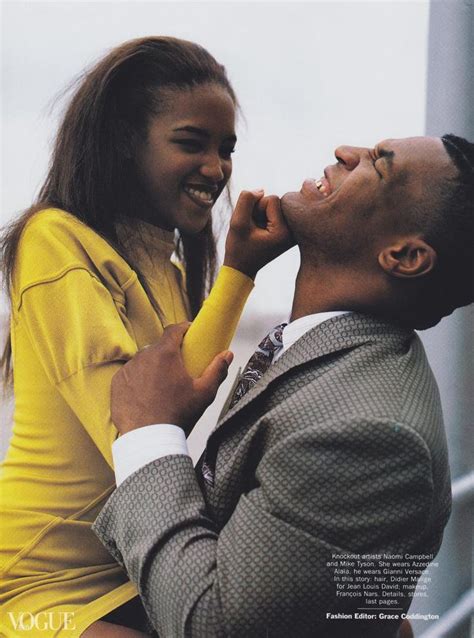 Naomi Campbell And Mike Tyson In Vogue Early 1990s