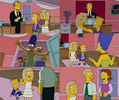 The Simpsons Bart And Darcy Almost Marriage By Dlee1293847 On Deviantart