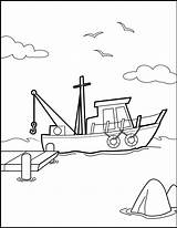 Boat Docks Coloring Pages Color Hellokids Print sketch template
