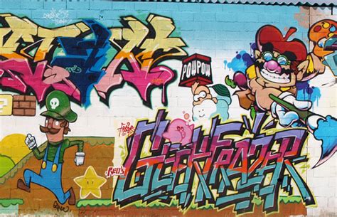 medley    coolest video game themed graffiti pieces complex