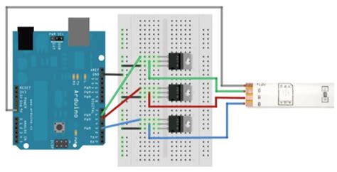 arduino uno   led strip schematic correct arduino stack exchange