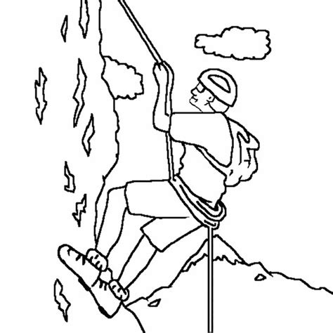 rock climbing coloring pages  coloring pages  kids