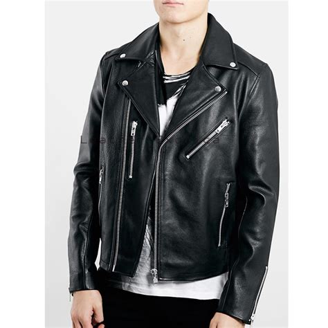 Buy Online Men Leather Jacket Trendy Men Motorcycle