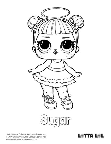 sugar coloring page lotta lol valentine coloring pages  adult