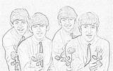 Beatles Coloring Pages Filminspector Many People Visiting Thanks sketch template
