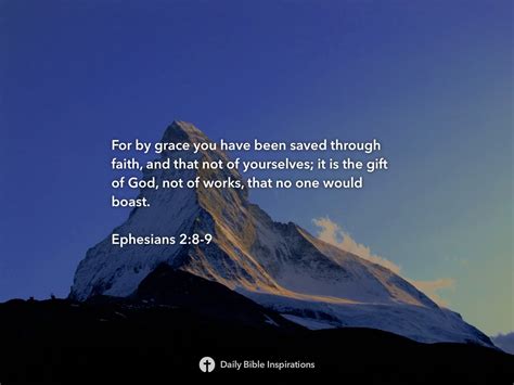Ephesians 2 8 9 Daily Bible Inspirations