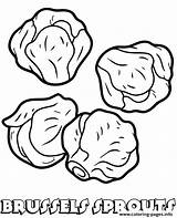 Sprouts Brussels Brussel Topcoloringpages sketch template