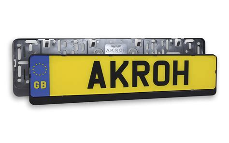 gb license plate holder click  car  truck commercial akroh