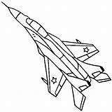 Coloring Pages Fighter Jet Choose Board Kids sketch template