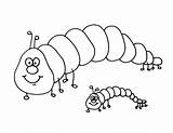 Caterpillar Coloring Pages Hungry Printable Very Kids Daycare Clipart Outline Colouring Sheets Animal Caterpillars Clip Cartoon Drawing Jamaica Cockroach Print sketch template