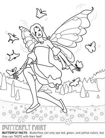 butterfly fairy coloring page butterfly coloring page fairy
