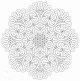 Romanian Coloring Mandala Mandalas sketch template