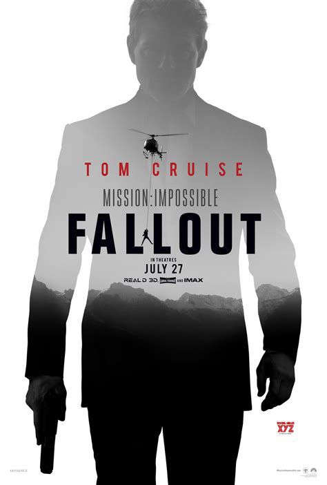 tom cruise s mission impossible fallout movie first look poster