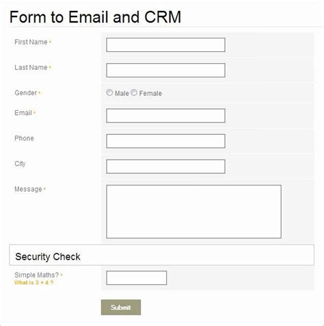 html form templates   simple html contact form code