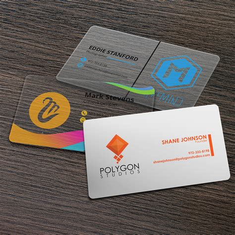 plastic business cards designs