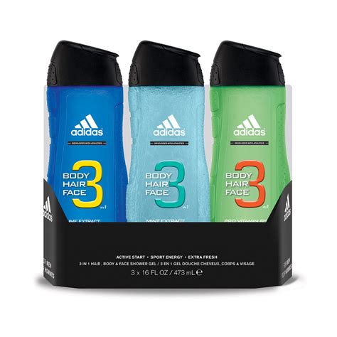 adidas pc shower gel set  men beauty bath body bath gift sets