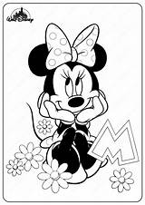 Mouse Mickey Coloringoo Printables Book sketch template