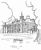 Historic Places Coloring sketch template