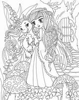 Einhorn Prinzessin Licorne Kleurplaat Malvorlage Coloriage Prinses Princesse Unicornio Eenhoorn Unicornios Principessa Ausmalbild Unicorno Kolorowanki Jednorożec Coloritura Fototapete Myloview Dziewczyna sketch template