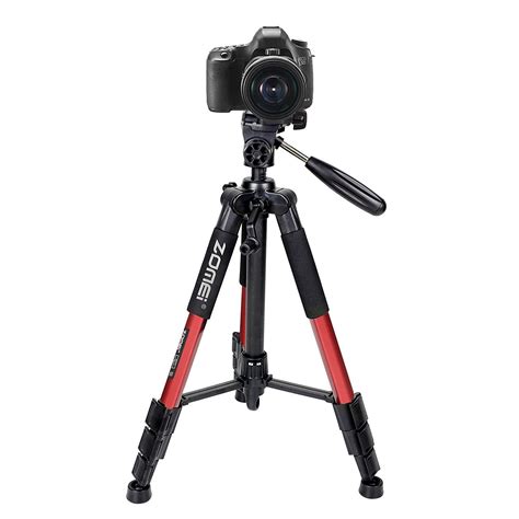 zomei   professional aluminum alloy camera tripod  dslr camera red ebay