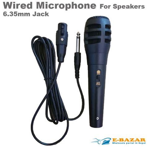 wired microphone mm jack  speakers  bazar