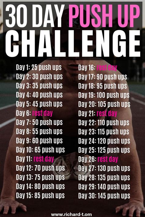 The 30 Day Push Up Challenge For Upper Body Strength Push Up