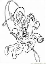 Toy Story Coloring Woody Sheriff Pages Printable Color Riding Horse His Jessie Para Book Cartoons Kleurplaat sketch template