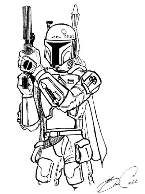 mandalorian coloring pages