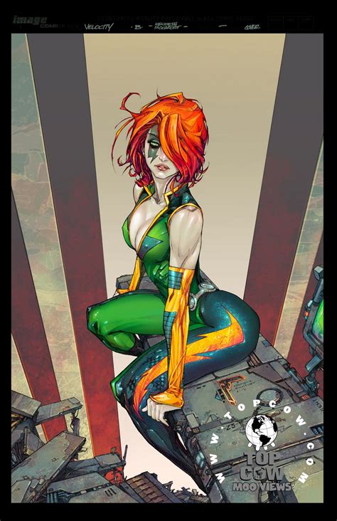 Velocity Comic Book Art By Kenneth Rocafort