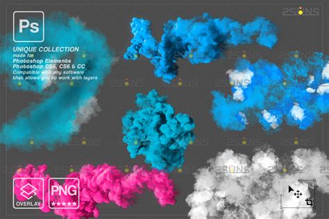 smoke bomb overlay gender reveal smoke overlay photoshop overlay  suns thehungryjpeg