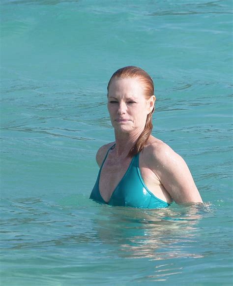 marg helgenbergr in bikini at a beach in st barts hawtcelebs