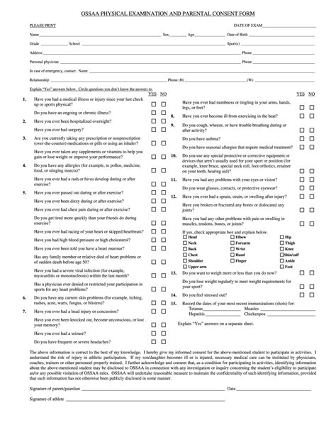 Physical Form Pdf Fill Online Printable Fillable Blank Pdffiller