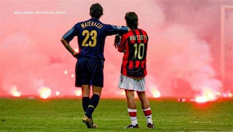 ac milan  inter milan produced     iconic images  ucl