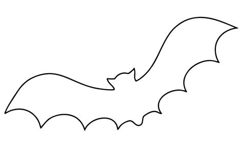 large bat templates    printables printablee